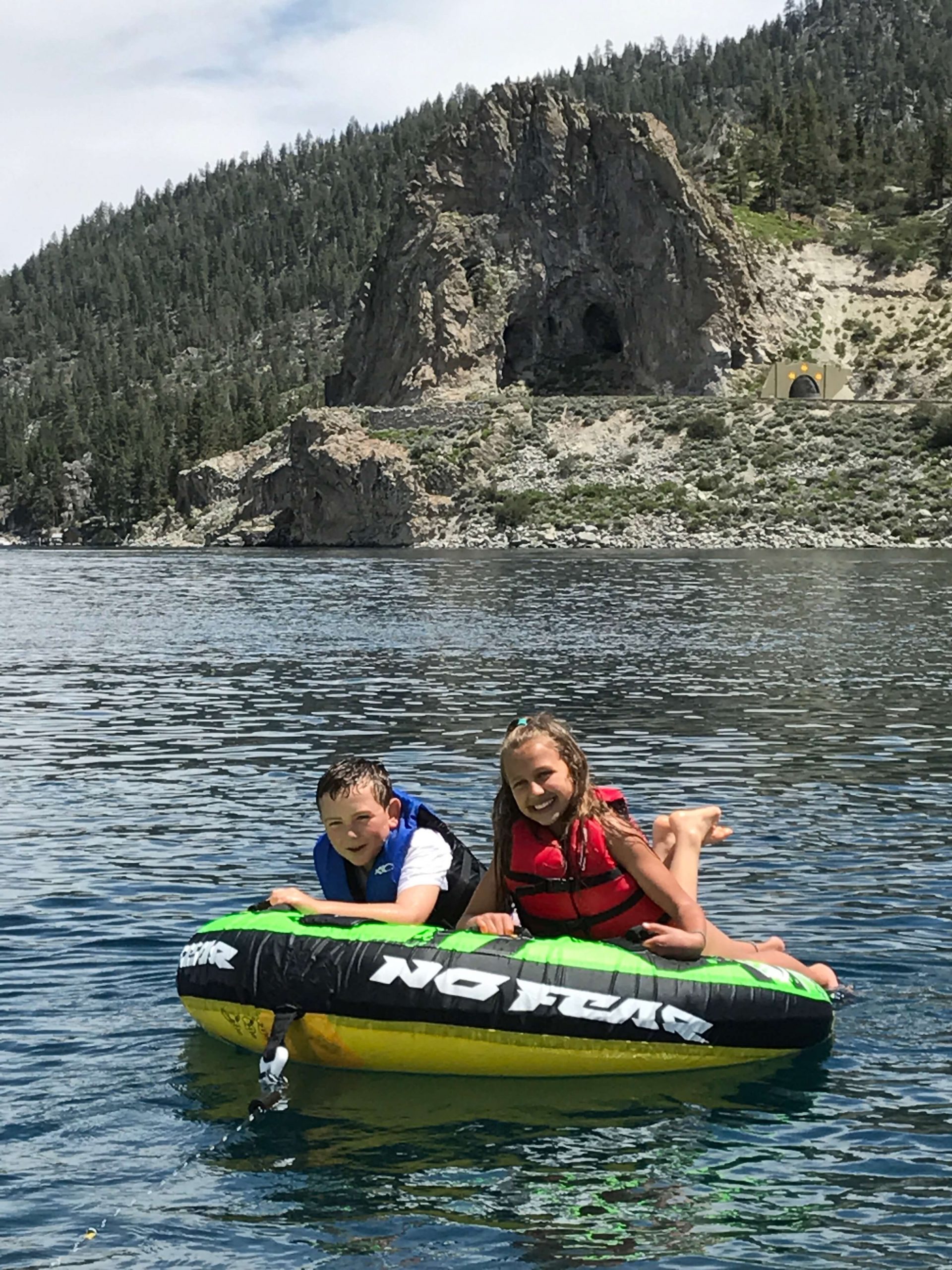 Sunset boat cruise on Lake Tahoe with Tahoe WakeBusters party barge